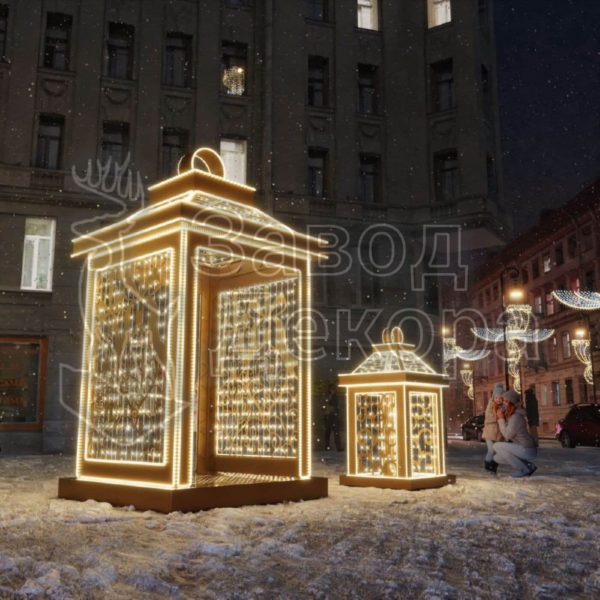 Уличные световые фигуры