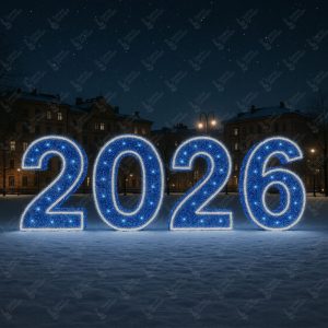 Купить световую фигуру «Цифры 2026»