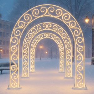 Световые арки на Новый год