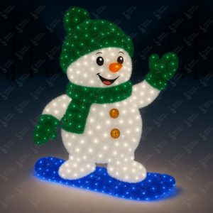 Светодиодный снеговик для улицы