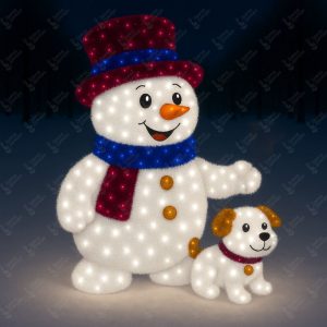 Световые фигуры из мишуры