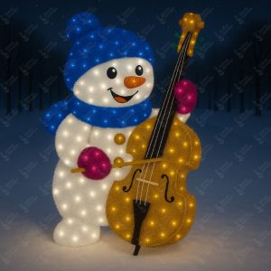 снеговик с контрабасом Беларусь