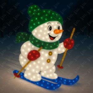 снеговик с лыжами Беларусь