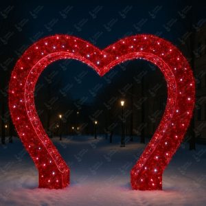 Световая арка сердце